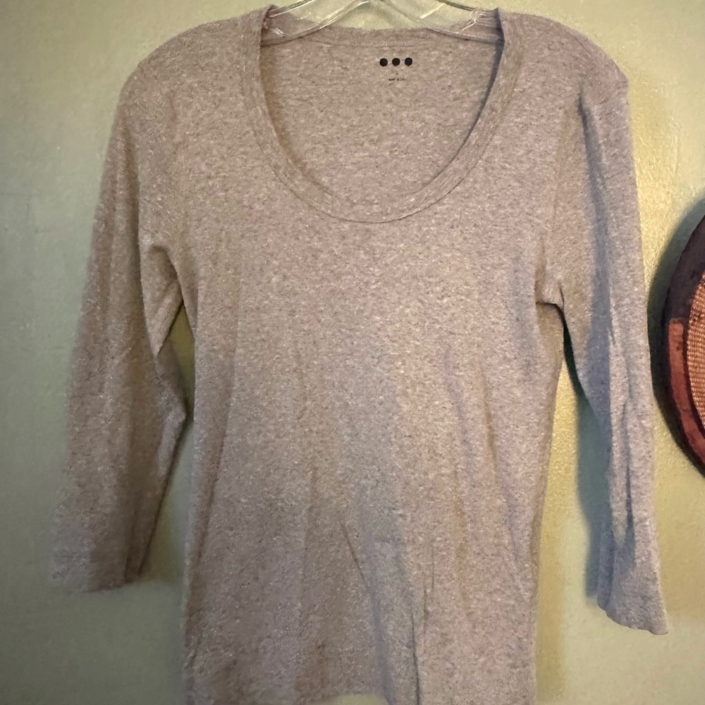 Three dots grey tee large
